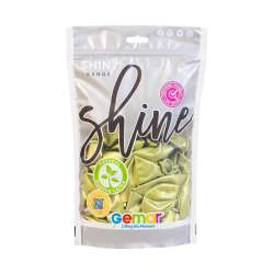 Balony shiny zieleń kiwi 33 cm 50szt