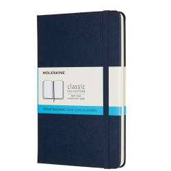 Notes Classic 11,5x18 tw. kropki sapphire blue - 1