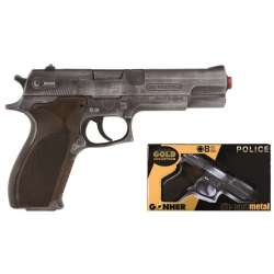 Pistolet policyjny metalowy GONHER 45/1 (GXP-661266) - 1