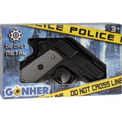 Pistolet policyjny metalowy 8 naboi Gonher (GXP-784323) - 1