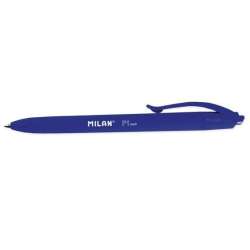 Długopis P1 Rubber Touch niebieski (25szt) MILAN