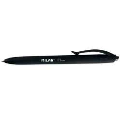 Długopis P1 Rubber Touch czarny (25szt) MILAN - 1