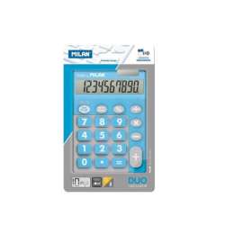 Kalkulator 10 poz. Touch Duo niebieski MILAN (150610TDBBL)