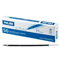 Wkład do długopisu niebieski (50szt) MILAN (1765025050)
