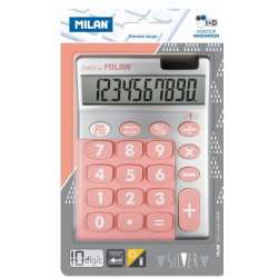 Kalkulator 10 poz. Silver różowy MILAN - 1