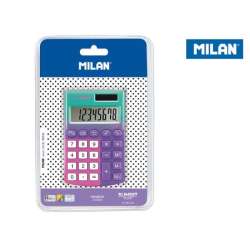 Kalkulator Pocket Sunset zielono-fioletowo-różowy MILAN (151008SNPRBL) - 1