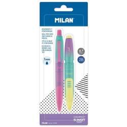 Długopis + ołówek autom. Compact Sunset MILAN - 1