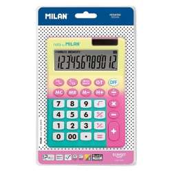 Kalkulator 12 poz. Sunset żółto-różowy MILAN