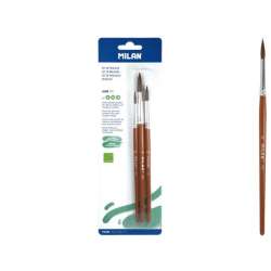 Pędzle zestaw 6,10,14 seria 101 BWM 10460 MILAN blister (BWM10460 MILAN)