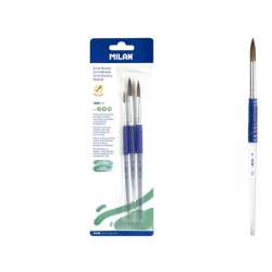Pędzle zestaw nr 2,8,12 seria 116 BWM 10463 MILAN blister (BWM10463 MILAN)