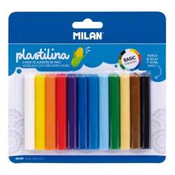 Plastelina Basic 12 kolorów MILAN - 1