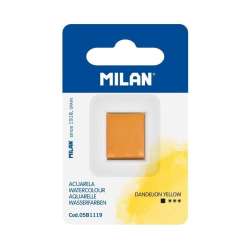 Farba akwarelowa w kostce żółty mniszek MILAN - 1