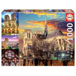 Puzzle 1000 Katedra Notre Dame / Paryż (kolaż) G3 (GXP-720701) - 1