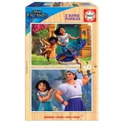 Puzzle 2x50 Nasze magiczne Encanto - Disney drewno