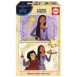 Puzzle drewniane 2x25 Życzenie