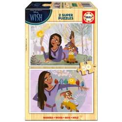Puzzle drewniane 2x50 Życzenie
