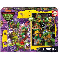 Puzzle 2x500 Wojownicze Żółwie Ninja