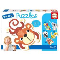 Puzzle 3-5 Dzikie zwierzęta 2 - 1