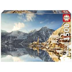 Puzzle 1500 Hallstatt zimą Austria