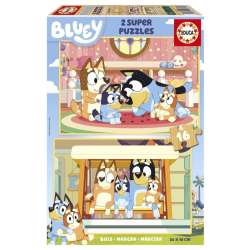 Puzzle drewniane 2x16 Blue