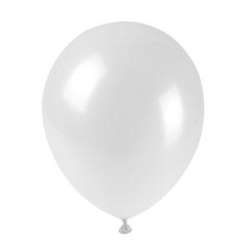 Balony metalizowane białe 25cm 100szt - 1