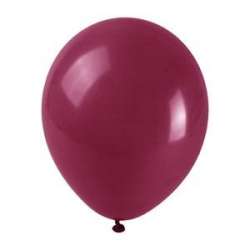 Balony pastelowe bordowe 25cm 100szt - 1