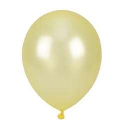 Balony metalizowane żółte 25cm 100szt - 1