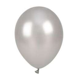 Balony metalizowane srebrne 25cm 100szt - 1