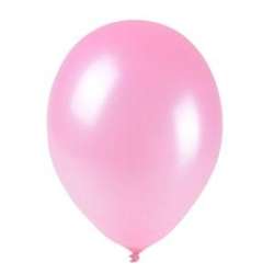 Balony metalizowane jasnoróżowe 25cm 100szt - 1