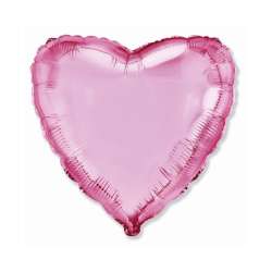 Balon foliowy 46cm Serce jasnoróżowe - 1