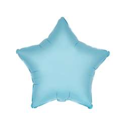 Balon foliowy 46cm Gwiazda niebieska