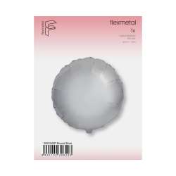 Balon foliowy Okrągły srebrny 45cm - 1