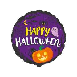 Balon foliowy Happy Halloween 48cm - 1