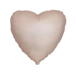 Balon foliowy 46cm Serce matowe Starlight Gold - 1
