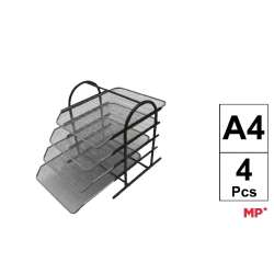 Półka na dokumenty metalowa 4 szuflady