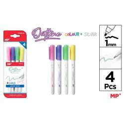 Długopis z podwójną linią 4 kolory