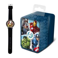 Zegarek analogowy w metalowym opakowaniu Avengers Kids Euroswan (MV15786) - 1