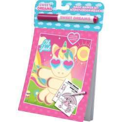 PROMO Kolorowanka z magicznym markerem 15,5x25 cm Jednorożec Sweet Dreams Kids Euroswan cena za 1 szt (KL10878)