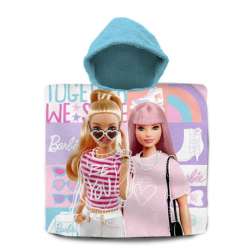 Poncho kąpielowe 60x120cm bawełna Barbie Kids Euroswan (BB00016) - 1
