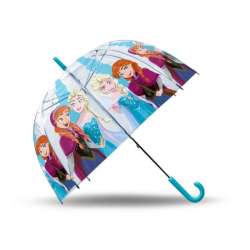 Parasolka przezroczysta automatyczna 48cm Kraina Lodu Frozen Kids Euroswan (FR50027) - 1