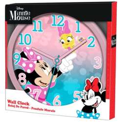 Zegar ścienny Wall clock 25cm Myszka Minnie Minnie Mouse Kids Euroswan (MN3075) - 1