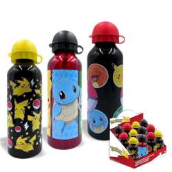 Bidon aluminiowy Pokemon 500ml Kids Euroswan p12 3wz, mix cena za 1 szt (PK00014) - 1