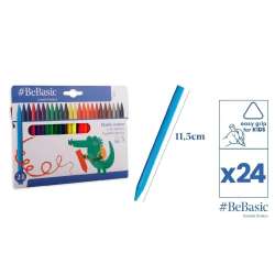 Kredki plastikowe 24 kolory