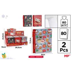 Notes z mini długopisem świąteczny MIX