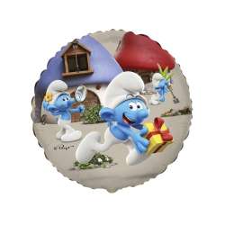 Balon foliowy 46cm Smerfy - 1