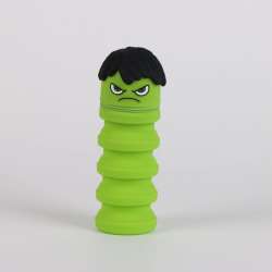 Piórnik gumowy rozkładany Hulk