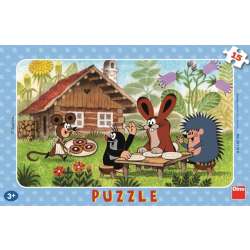 Puzzle 15 Krecik w odwiedzinach u przyjaciół DINO