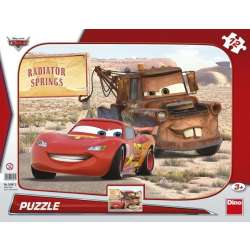 Puzzle 12 Ramkowe Auta: Zygzak i Złomek DINO - 1