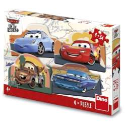 Puzzle 4x54 Auta Cars W trasie
