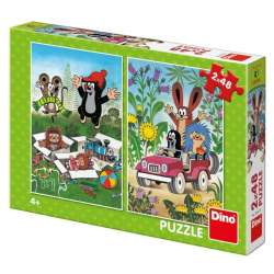 Puzzle 2w1 Krecik i Przyjaciele 2x48el - 1